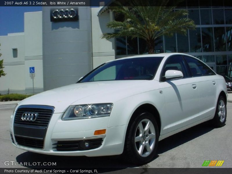 Ibis White / Amaretto 2007 Audi A6 3.2 Sedan