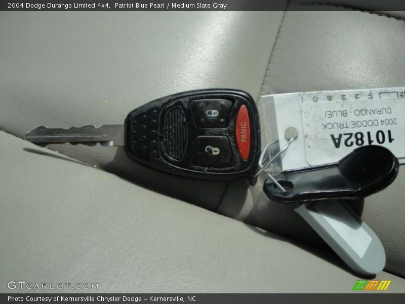 Patriot Blue Pearl / Medium Slate Gray 2004 Dodge Durango Limited 4x4