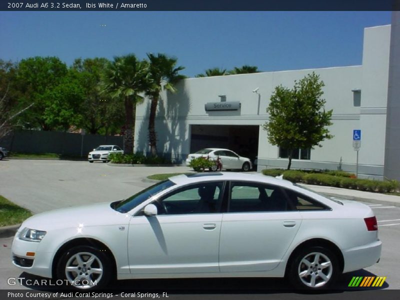 Ibis White / Amaretto 2007 Audi A6 3.2 Sedan