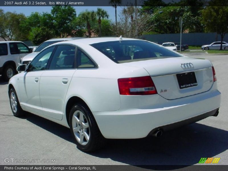 Ibis White / Amaretto 2007 Audi A6 3.2 Sedan