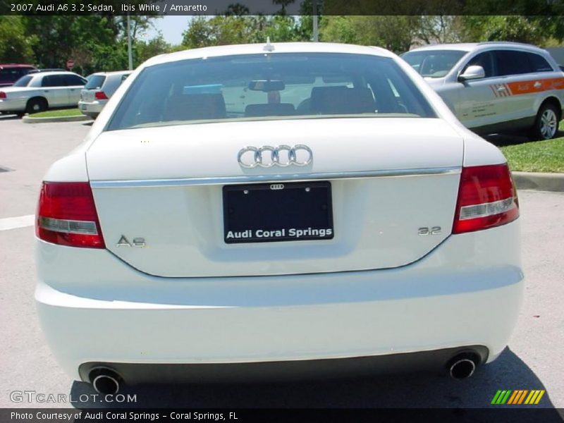 Ibis White / Amaretto 2007 Audi A6 3.2 Sedan