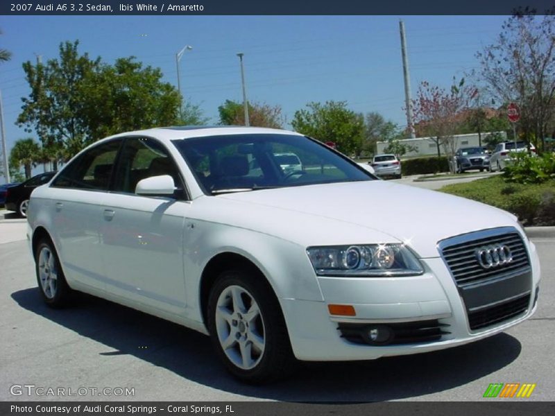Ibis White / Amaretto 2007 Audi A6 3.2 Sedan