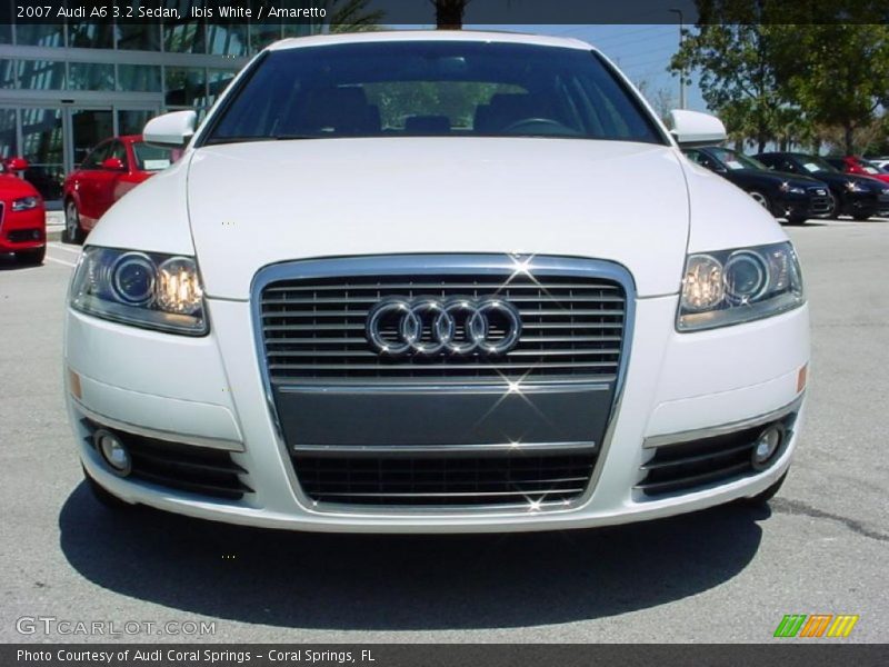 Ibis White / Amaretto 2007 Audi A6 3.2 Sedan