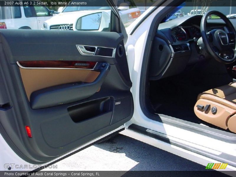 Ibis White / Amaretto 2007 Audi A6 3.2 Sedan