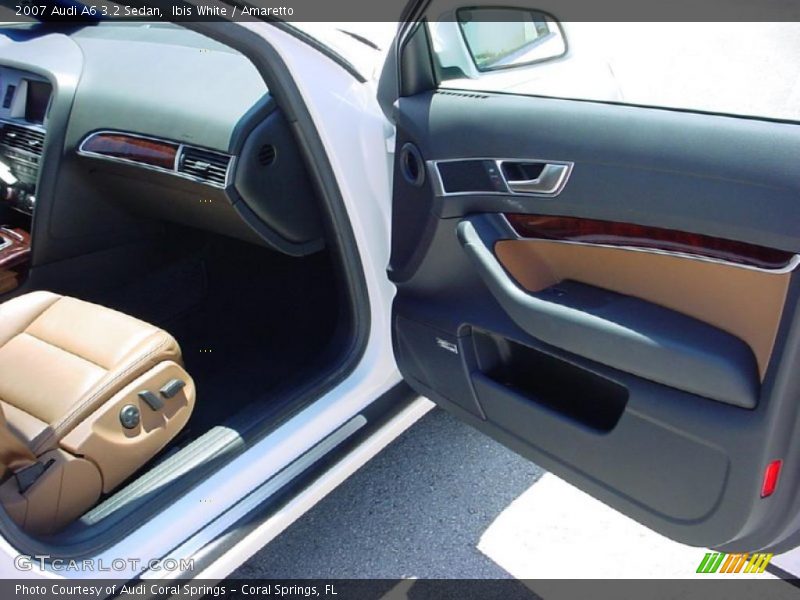 Ibis White / Amaretto 2007 Audi A6 3.2 Sedan