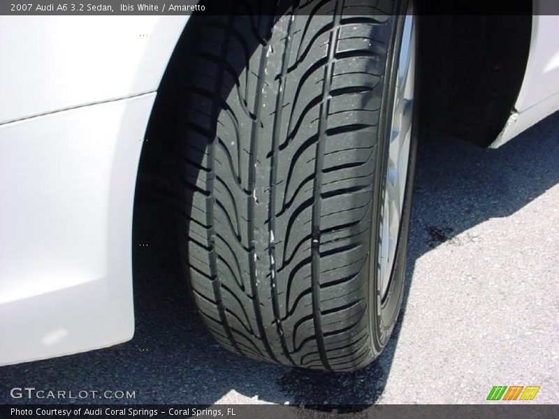 Ibis White / Amaretto 2007 Audi A6 3.2 Sedan