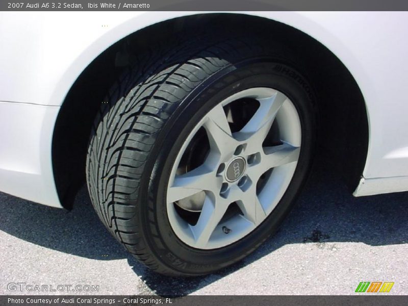 Ibis White / Amaretto 2007 Audi A6 3.2 Sedan