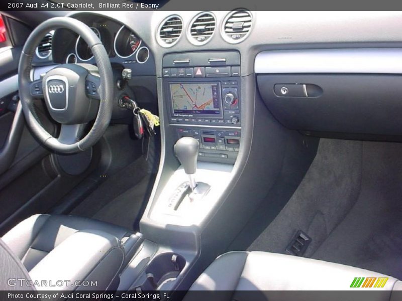 Brilliant Red / Ebony 2007 Audi A4 2.0T Cabriolet