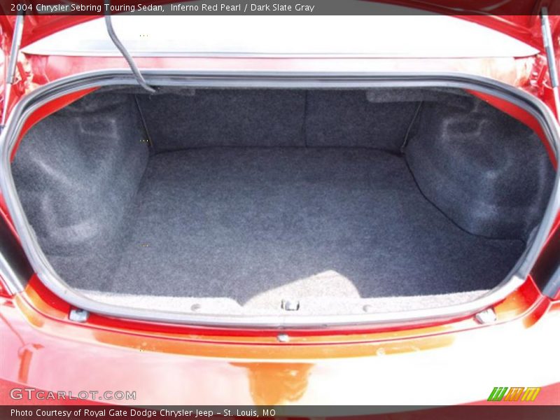 Inferno Red Pearl / Dark Slate Gray 2004 Chrysler Sebring Touring Sedan