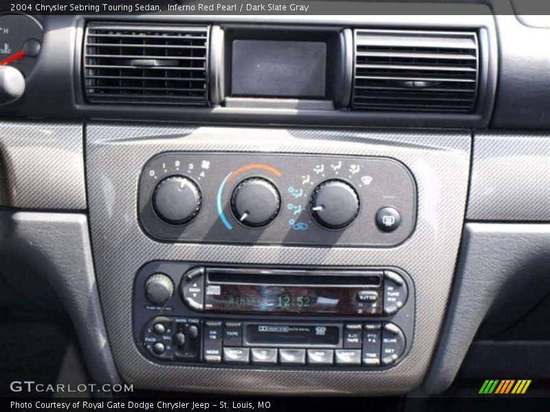 Inferno Red Pearl / Dark Slate Gray 2004 Chrysler Sebring Touring Sedan
