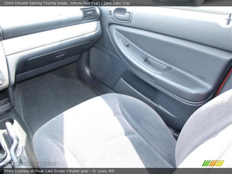 Inferno Red Pearl / Dark Slate Gray 2004 Chrysler Sebring Touring Sedan