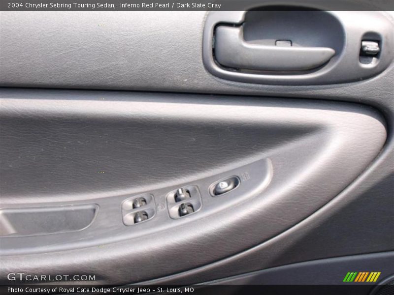 Inferno Red Pearl / Dark Slate Gray 2004 Chrysler Sebring Touring Sedan