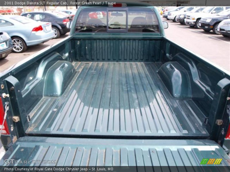 Forest Green Pearl / Taupe 2001 Dodge Dakota SLT Regular Cab