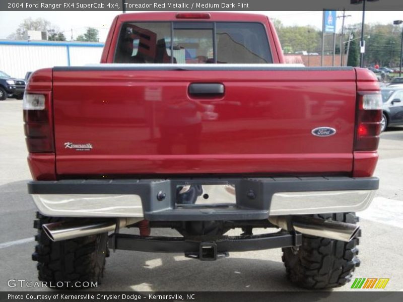 Toreador Red Metallic / Medium Dark Flint 2004 Ford Ranger FX4 SuperCab 4x4