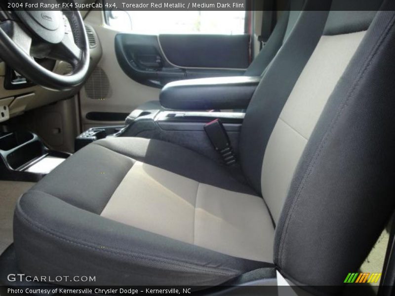 Toreador Red Metallic / Medium Dark Flint 2004 Ford Ranger FX4 SuperCab 4x4