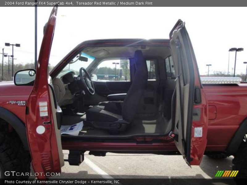 Toreador Red Metallic / Medium Dark Flint 2004 Ford Ranger FX4 SuperCab 4x4