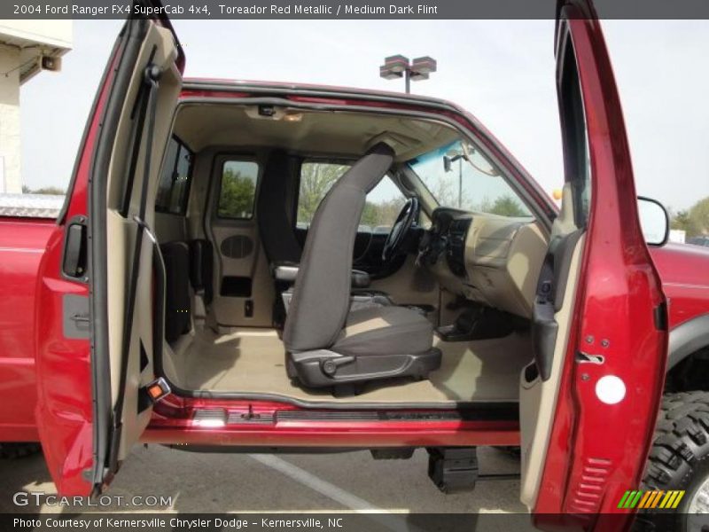 Toreador Red Metallic / Medium Dark Flint 2004 Ford Ranger FX4 SuperCab 4x4
