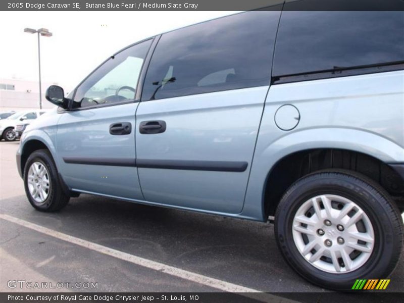 Butane Blue Pearl / Medium Slate Gray 2005 Dodge Caravan SE