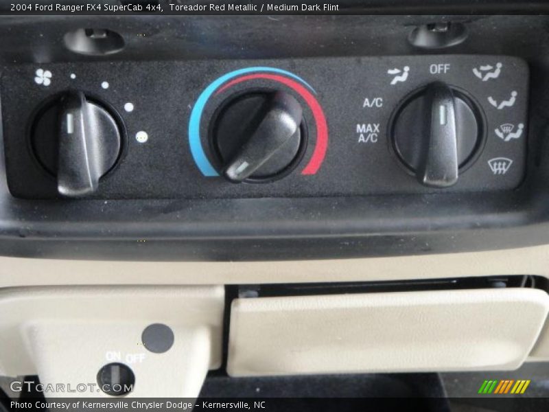 Toreador Red Metallic / Medium Dark Flint 2004 Ford Ranger FX4 SuperCab 4x4