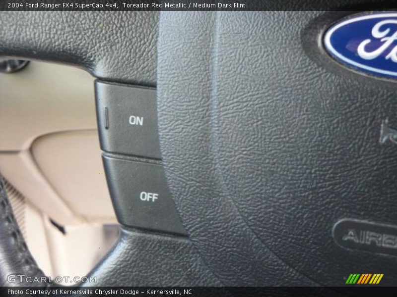 Toreador Red Metallic / Medium Dark Flint 2004 Ford Ranger FX4 SuperCab 4x4