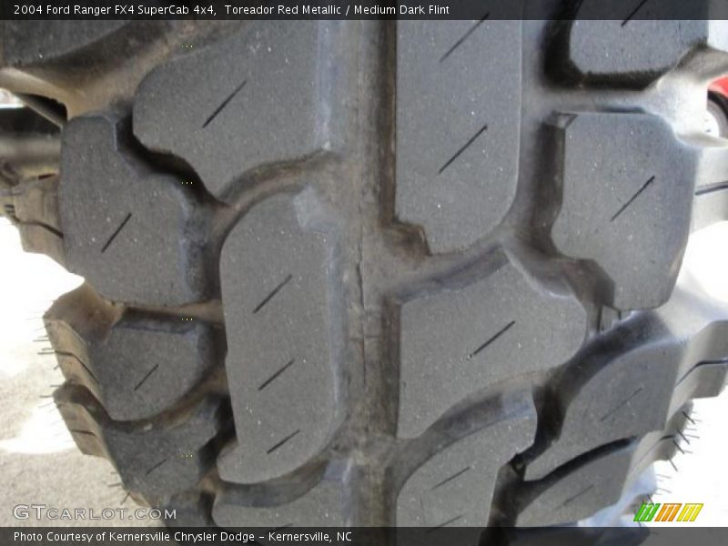 Toreador Red Metallic / Medium Dark Flint 2004 Ford Ranger FX4 SuperCab 4x4