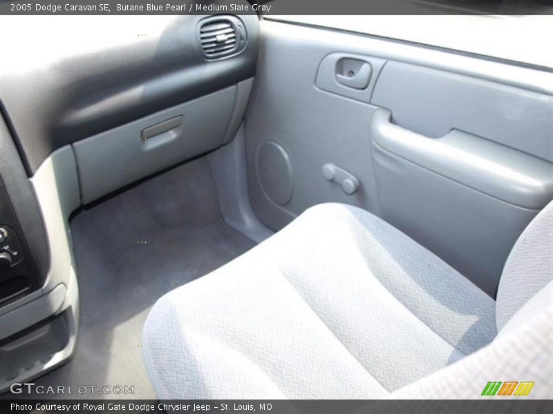 Butane Blue Pearl / Medium Slate Gray 2005 Dodge Caravan SE