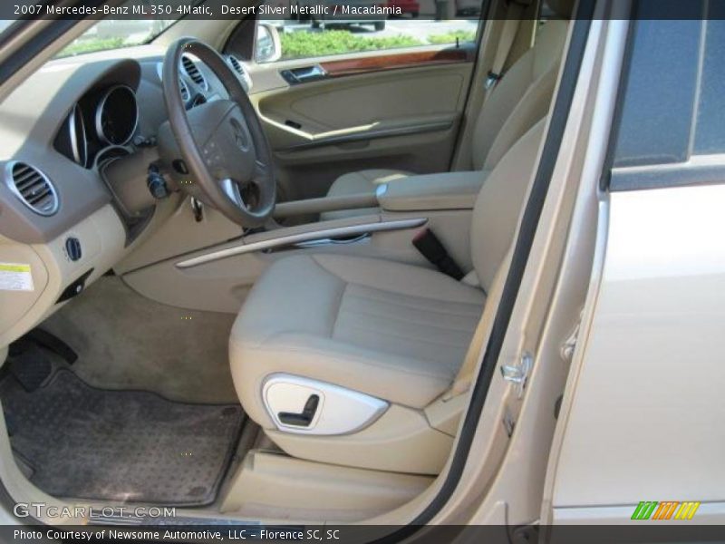 Desert Silver Metallic / Macadamia 2007 Mercedes-Benz ML 350 4Matic