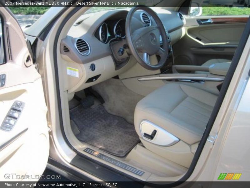Desert Silver Metallic / Macadamia 2007 Mercedes-Benz ML 350 4Matic