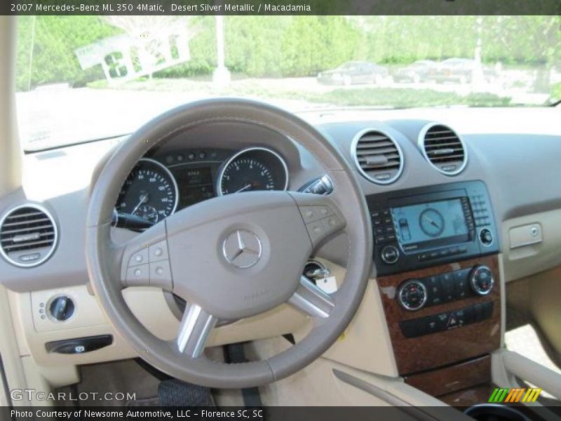 Desert Silver Metallic / Macadamia 2007 Mercedes-Benz ML 350 4Matic