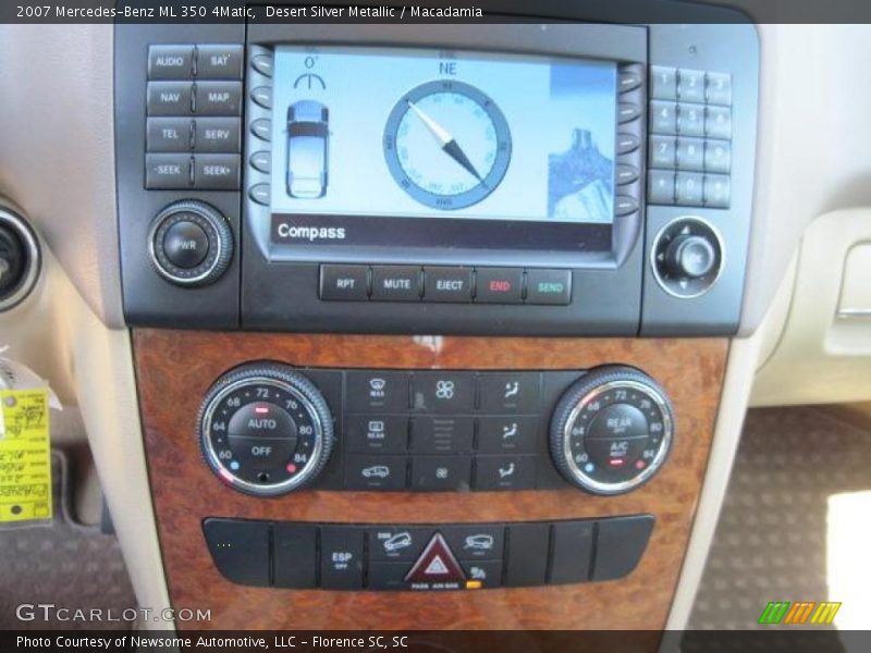 Desert Silver Metallic / Macadamia 2007 Mercedes-Benz ML 350 4Matic