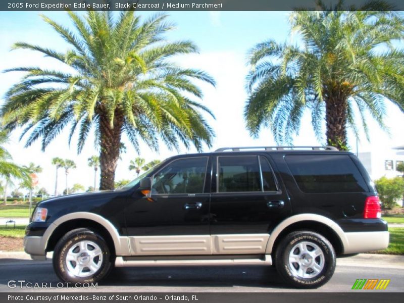 Black Clearcoat / Medium Parchment 2005 Ford Expedition Eddie Bauer