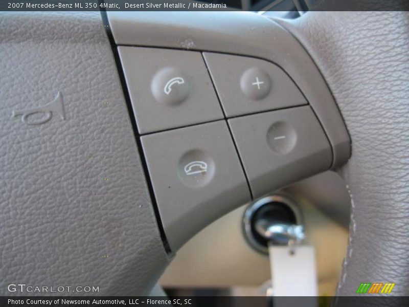 Desert Silver Metallic / Macadamia 2007 Mercedes-Benz ML 350 4Matic