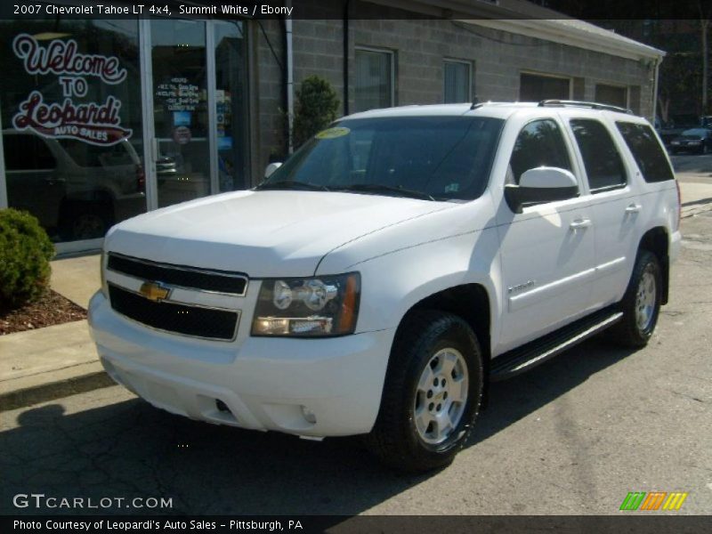 Summit White / Ebony 2007 Chevrolet Tahoe LT 4x4