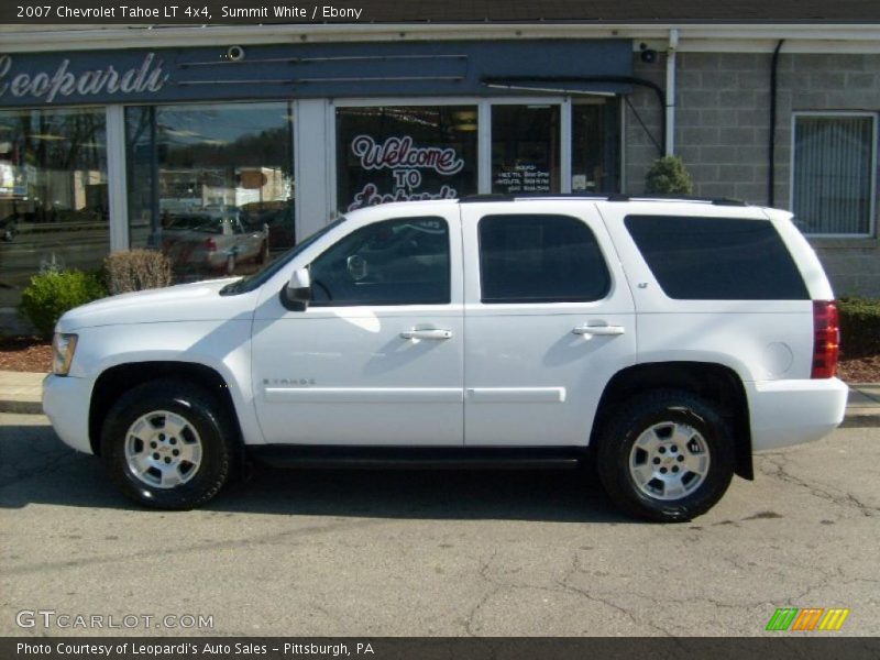 Summit White / Ebony 2007 Chevrolet Tahoe LT 4x4