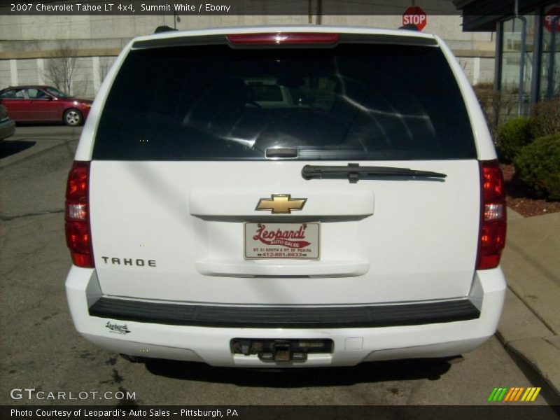 Summit White / Ebony 2007 Chevrolet Tahoe LT 4x4