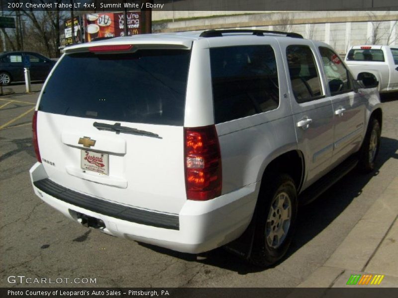 Summit White / Ebony 2007 Chevrolet Tahoe LT 4x4