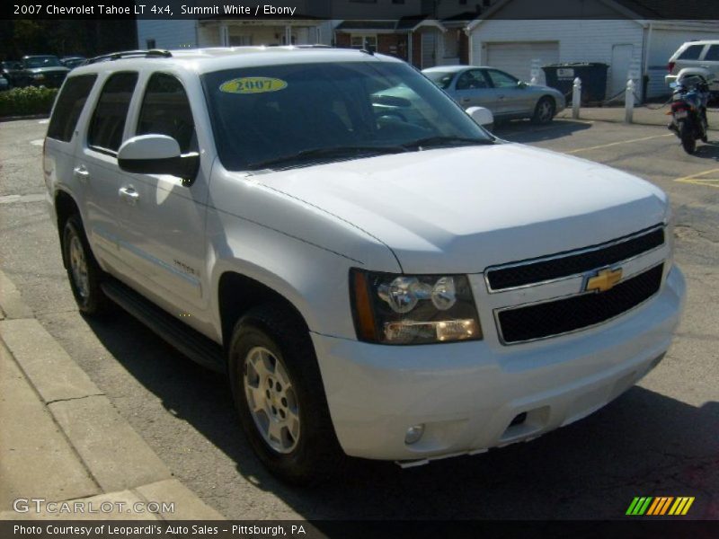 Summit White / Ebony 2007 Chevrolet Tahoe LT 4x4