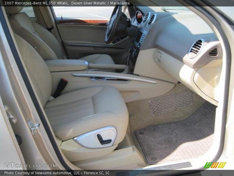 Desert Silver Metallic / Macadamia 2007 Mercedes-Benz ML 350 4Matic