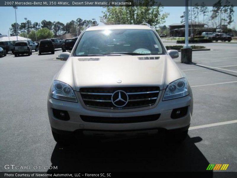Desert Silver Metallic / Macadamia 2007 Mercedes-Benz ML 350 4Matic