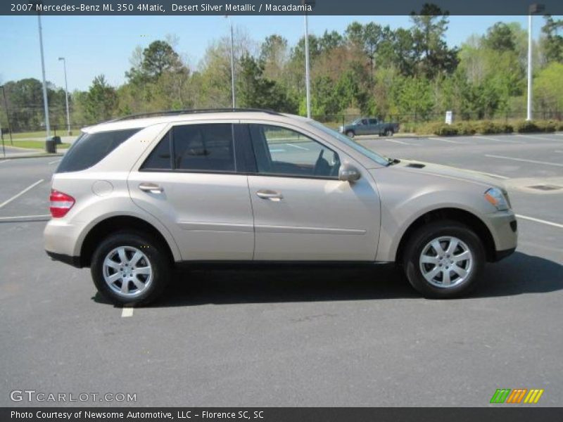 Desert Silver Metallic / Macadamia 2007 Mercedes-Benz ML 350 4Matic