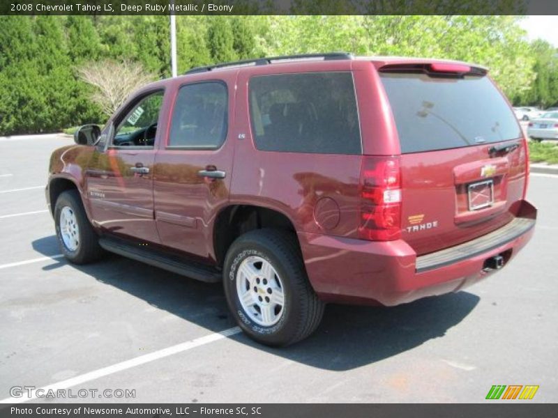 Deep Ruby Metallic / Ebony 2008 Chevrolet Tahoe LS