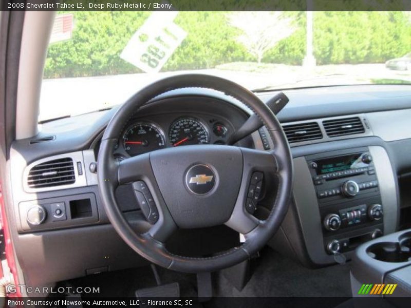 Deep Ruby Metallic / Ebony 2008 Chevrolet Tahoe LS