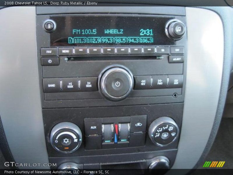 Deep Ruby Metallic / Ebony 2008 Chevrolet Tahoe LS