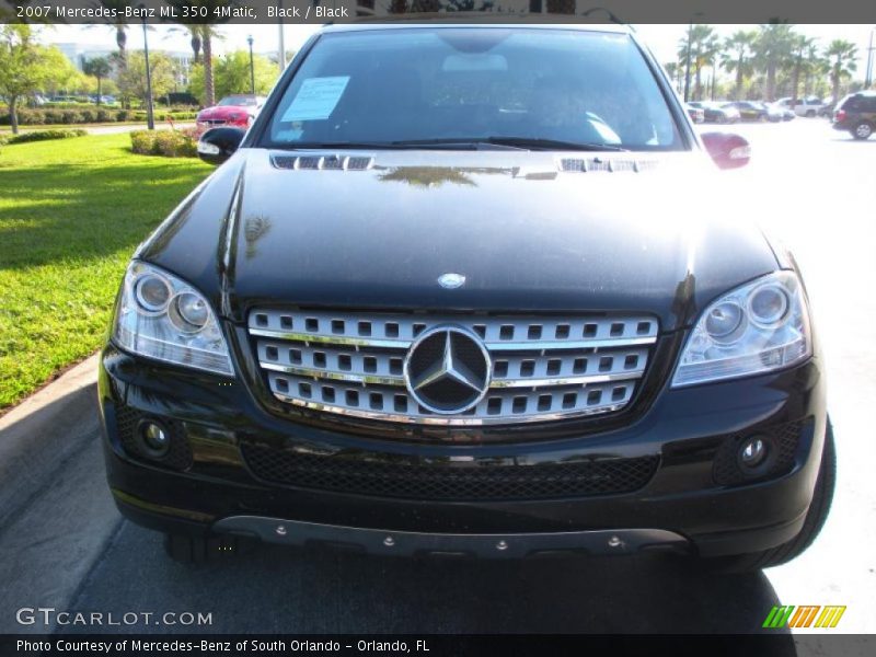 Black / Black 2007 Mercedes-Benz ML 350 4Matic