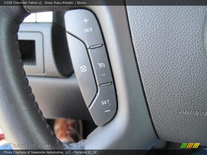 Deep Ruby Metallic / Ebony 2008 Chevrolet Tahoe LS