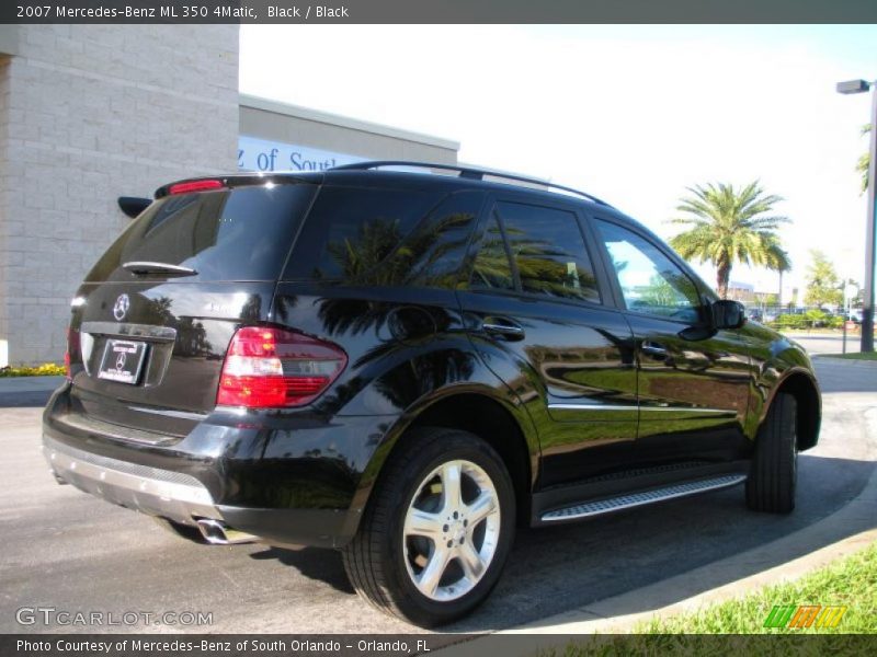 Black / Black 2007 Mercedes-Benz ML 350 4Matic