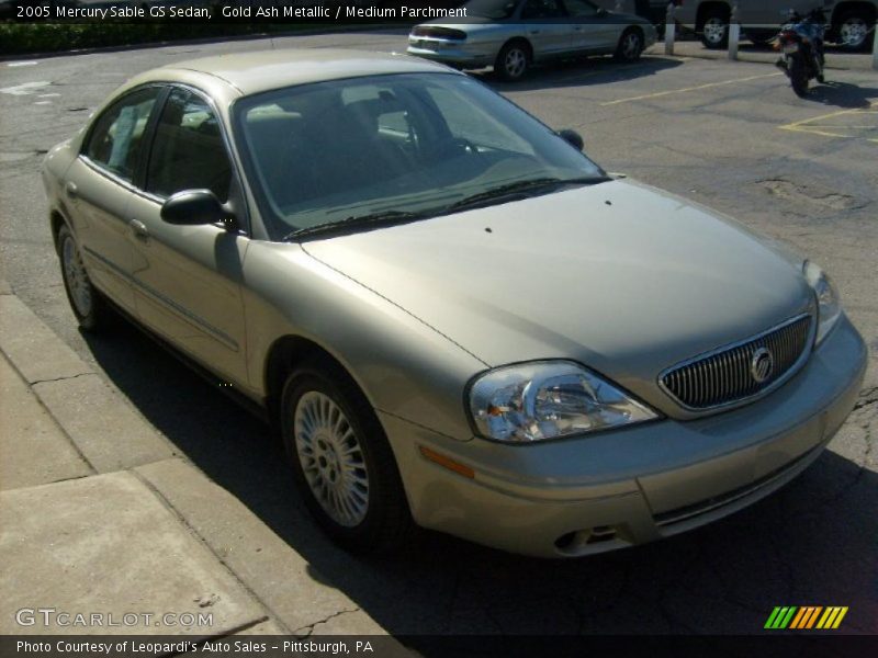 Gold Ash Metallic / Medium Parchment 2005 Mercury Sable GS Sedan