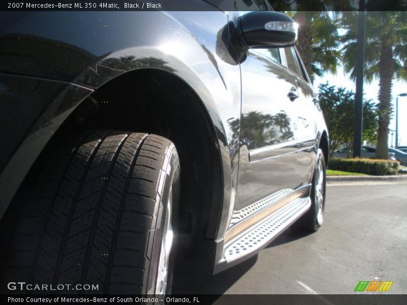 Black / Black 2007 Mercedes-Benz ML 350 4Matic