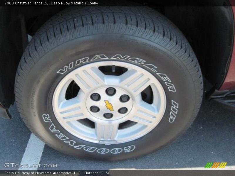 Deep Ruby Metallic / Ebony 2008 Chevrolet Tahoe LS
