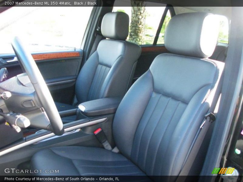 Black / Black 2007 Mercedes-Benz ML 350 4Matic